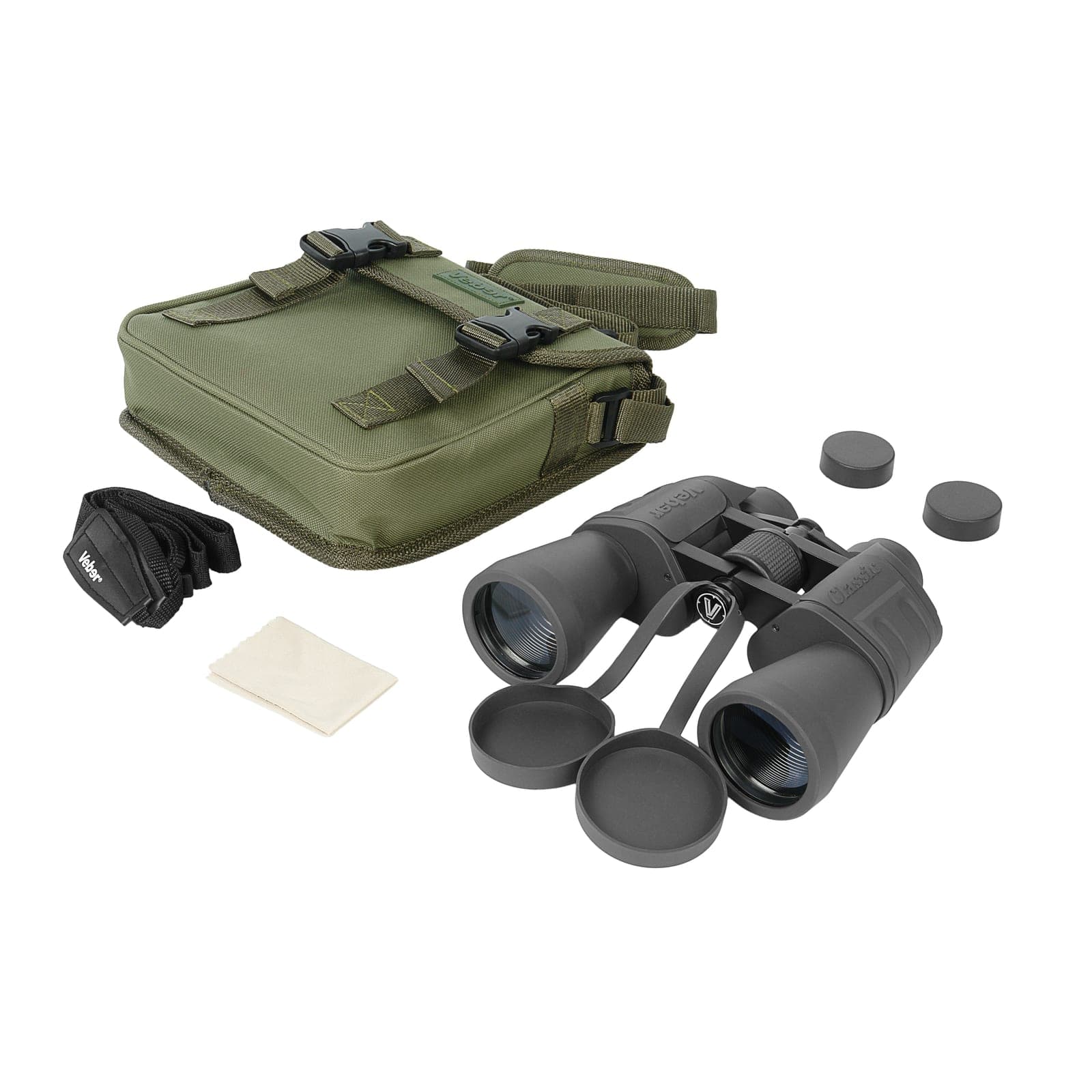 Бинокль Veber Classic БПЦ 12x50 VR серый