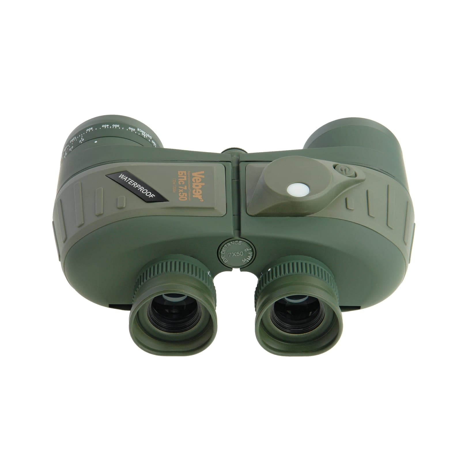 Бинокль Veber Waterproof 7x50 БПс плавающий с компасом