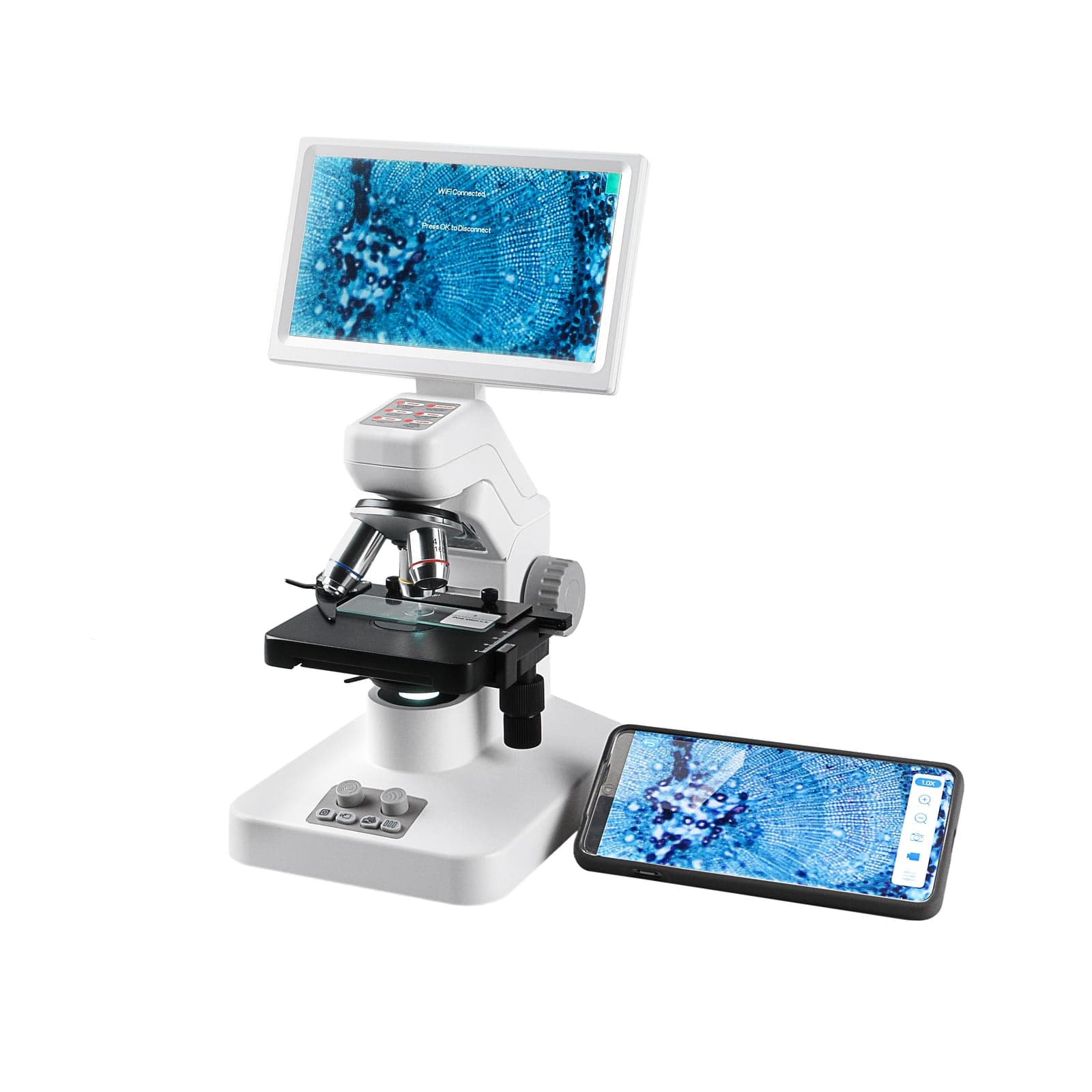 Цифровой микроскоп Микромед iMicro LCD (с нагревательным столиком)