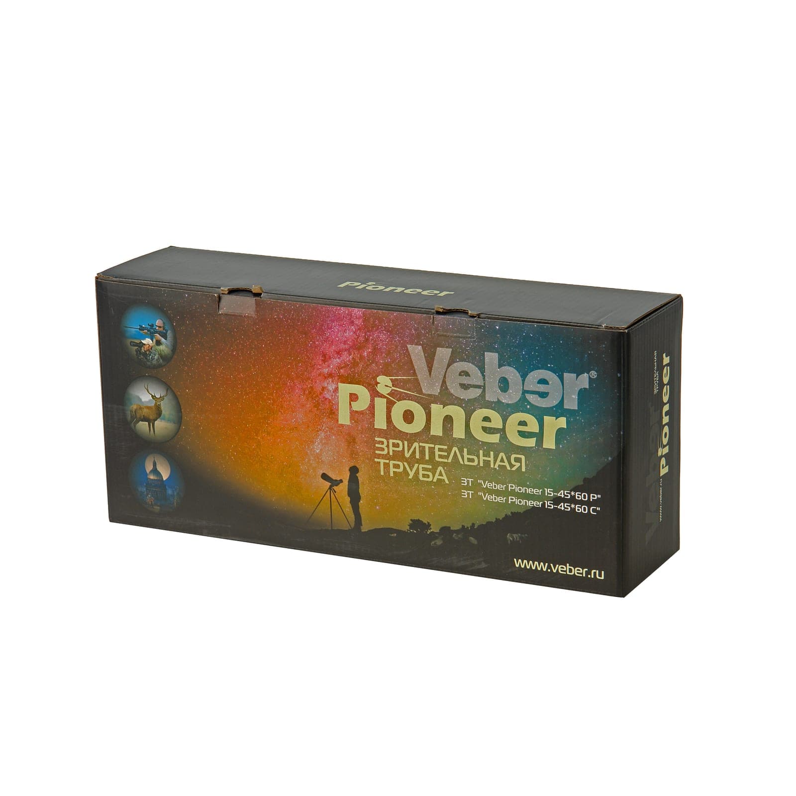 Цифровая зрительная труба Veber PioneerDigital 15-45*60 РD2 с WiFi